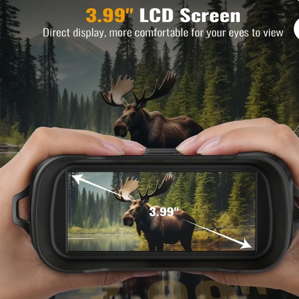 Advanced Digital Night Vision Binoculars - Black